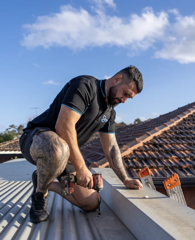 Roof repair job completed