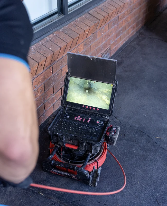 CCTV drain camera inspection completed