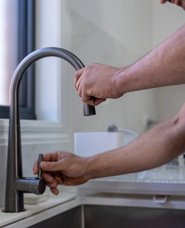 Kitchen tap replacement completed