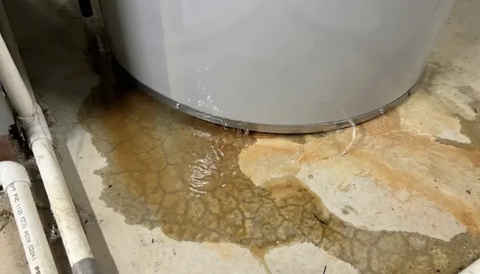 Hot water unit leaking or failing