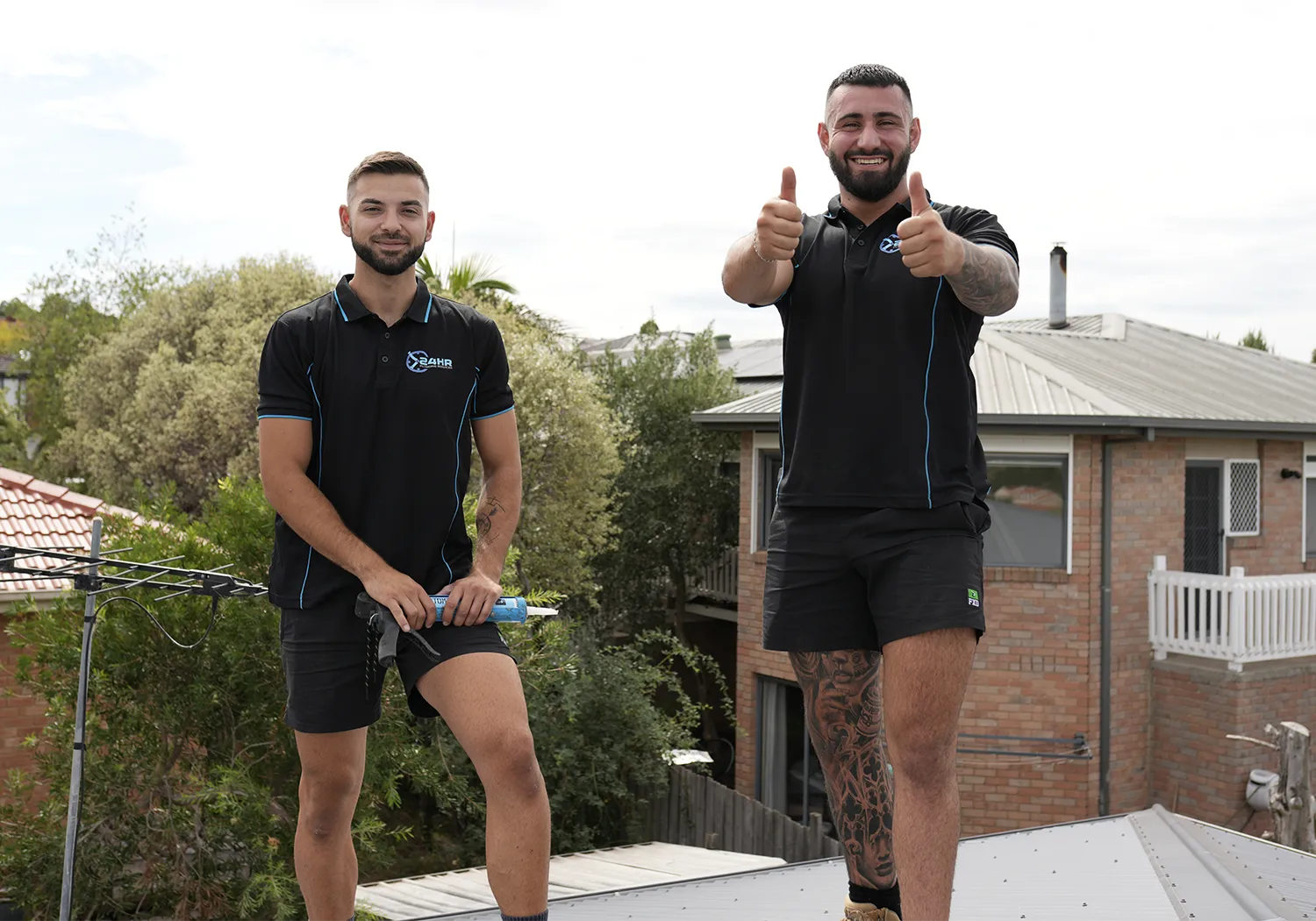 Roof plumbing fast response